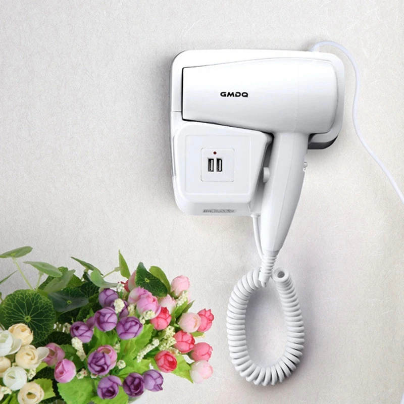 Hair Dryer GMDQ Hot&Cold Wind Blow Hair Dryer Electric Wall Mount Negative Ion Blower with USB Port Bracket
Hair Dryer GMDQ Hot&Cold Wind Blow Hair Dryer Electric Wall Mount Negative Ion Blower with USB Port Bracket