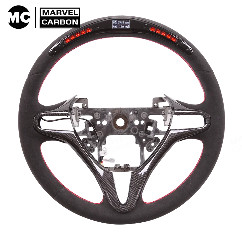 Real Display Carbon Fiber LED Performance Steering Wheel Display Compatible for Honda
Real Display Carbon Fiber LED Performance Steering Wheel Display Compatible for Honda