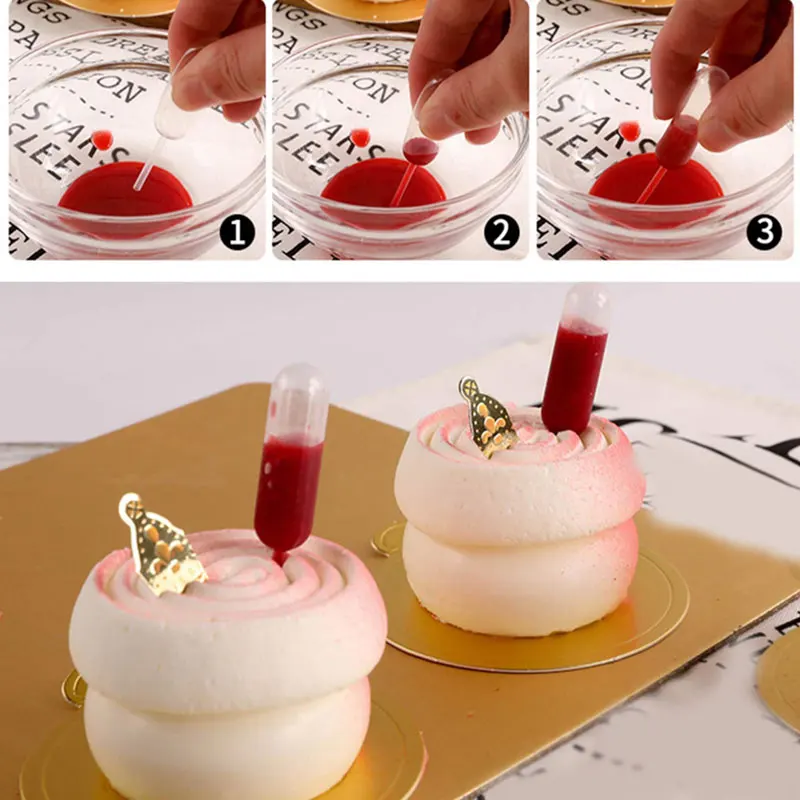 4ml Plastic Dessert Juice Straw Dropper Flow Heart Clip Jam Straw Burette Dessert Kitchen Baking Decoration Cake Baking Tool
4ml Plastic Dessert Juice Straw Dropper Flow Heart Clip Jam Straw Burette Dessert Kitchen Baking Decoration Cake Baking Tool