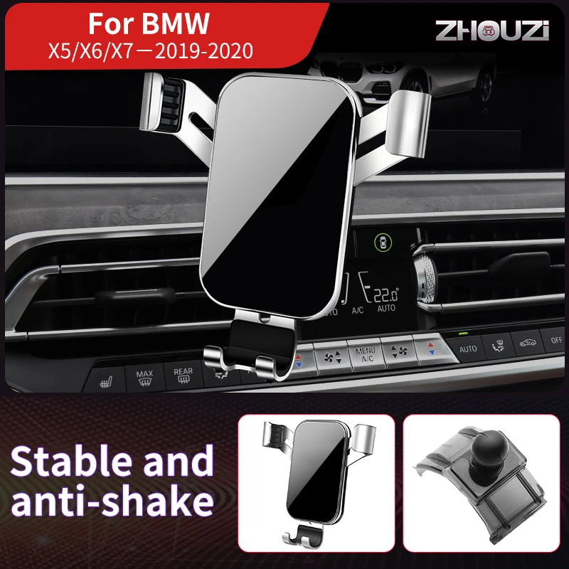 Car Mobile Phone Holder Mounts Stand GPS Special Gravity Navigation Bracket For BMW X5 X6 X7 G05 G07 2019-2020 Car Accessories
Car Mobile Phone Holder Mounts Stand GPS Special Gravity Navigation Bracket For BMW X5 X6 X7 G05 G07 2019-2020 Car Accessories