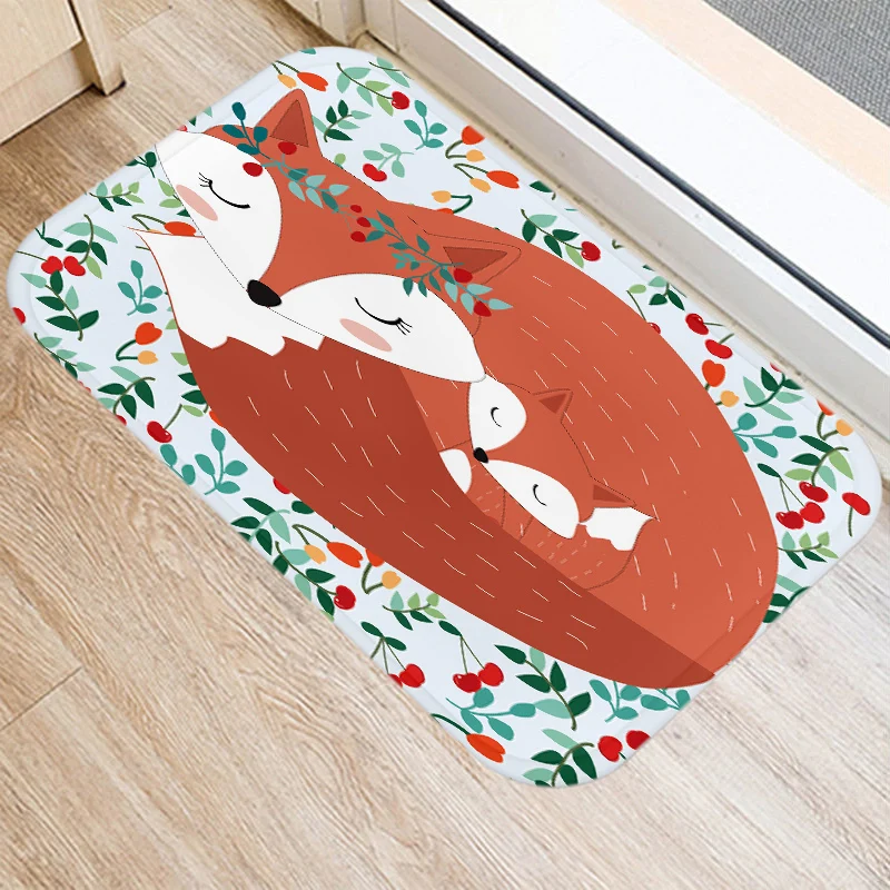 Fox Pattern 40*60cm Kitchen Entrance Door Mat Coral Velvet Carpet Rubber Indoor Floor Mats Colorful Non-Anti-Slip Rug 48044
Fox Pattern 40*60cm Kitchen Entrance Door Mat Coral Velvet Carpet Rubber Indoor Floor Mats Colorful Non-Anti-Slip Rug 48044