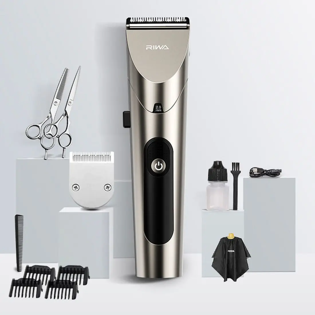 New Xiaomi Riwa RE-6305 Washable Rechargeable Metal Body Hair Clipper Perfossional Barber Trimmer With Carbon Steel Cutter Head
New Xiaomi Riwa RE-6305 Washable Rechargeable Metal Body Hair Clipper Perfossional Barber Trimmer With Carbon Steel Cutter Head