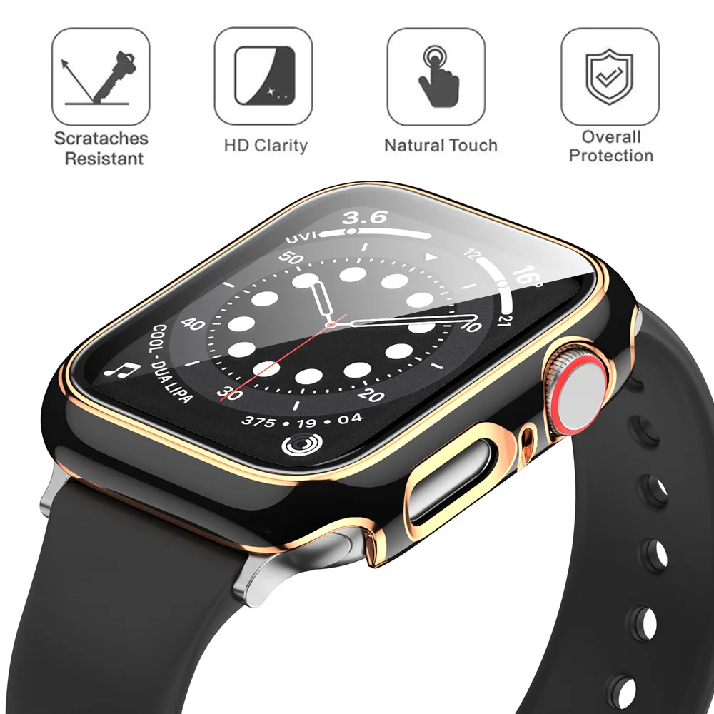 Стекло и чехол для Apple Watch 6 5 44 мм 40 мм 38 мм 42 мм, защитная пленка для смарт-часов Apple Watch Series 3 4 5 Se, аксессуары
Стекло и чехол для Apple Watch 6 5 44 мм 40 мм 38 мм 42 мм, защитная пленка для смарт-часов Apple Watch Series 3 4 5 Se, аксессуары