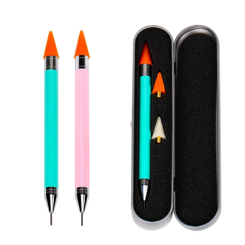 1Pc Double Heads Dotting Pen Rhinestone Acrylic Handle Nail Art Tool with Box Decoration Manicure Tools Kit Dual-ended Case Pack
1Pc Double Heads Dotting Pen Rhinestone Acrylic Handle Nail Art Tool with Box Decoration Manicure Tools Kit Dual-ended Case Pack