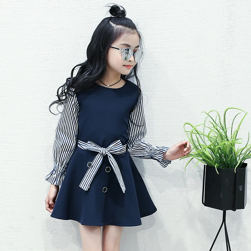 CNUM New Design Girls Strip Long Sleeve Kids Clothing Dress Formal Girl Dresses Wholesale
CNUM New Design Girls Strip Long Sleeve Kids Clothing Dress Formal Girl Dresses Wholesale