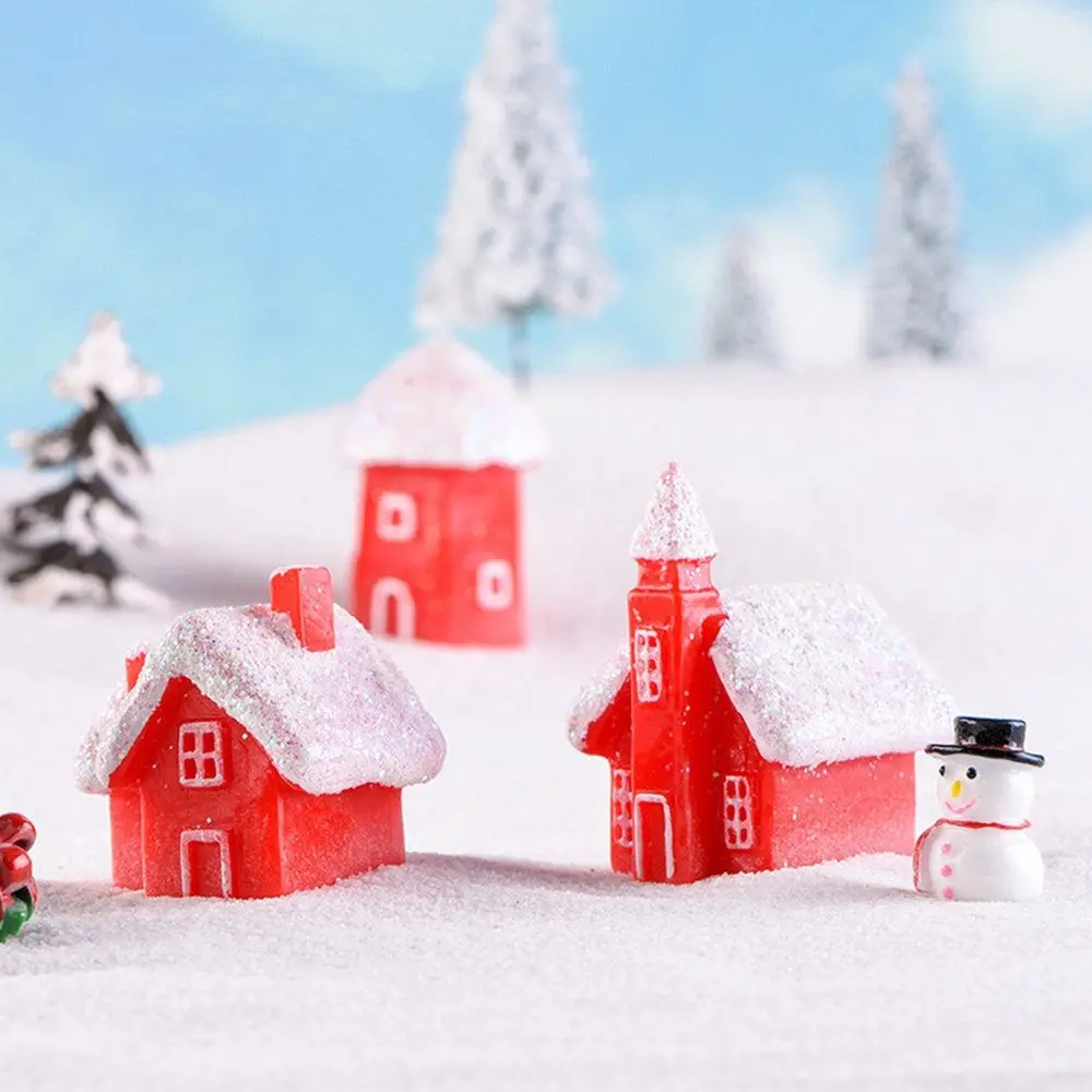 Kawaii Christmas Snow House Decor Figurines Fairy Garden Miniatures Resin Craft Micro Landscape Christmas Decorations for Home
Kawaii Christmas Snow House Decor Figurines Fairy Garden Miniatures Resin Craft Micro Landscape Christmas Decorations for Home
