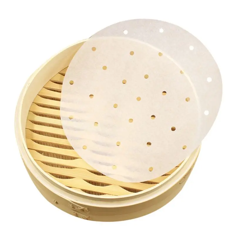 100Pcs/Bag 100Pcs/Bag 7.5/9 inches Air Fryer Steamer Liners Premium Perforated Wood Pulp Papers Non-Stick Steaming Basket Mat
100Pcs/Bag 100Pcs/Bag 7.5/9 inches Air Fryer Steamer Liners Premium Perforated Wood Pulp Papers Non-Stick Steaming Basket Mat