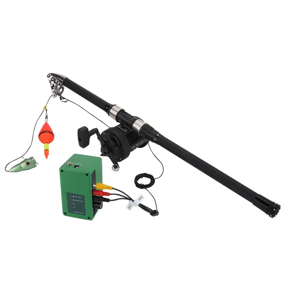 Aluminum alloy Sea wheel Underwater Fishing Video Camera Kit 6W IR LED with 7" Inch HD Color Monitor 1000TVL IR Camera
Aluminum alloy Sea wheel Underwater Fishing Video Camera Kit 6W IR LED with 7" Inch HD Color Monitor 1000TVL IR Camera