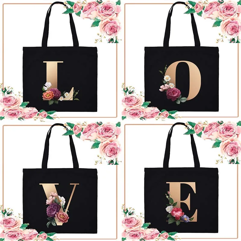 Alphabet Printed Women Shopper Shopping Tote Canvas Shoulder Bag Bridesmaid Handbag Female Eco Reusable Beach Bags Wedding Gifts
Alphabet Printed Women Shopper Shopping Tote Canvas Shoulder Bag Bridesmaid Handbag Female Eco Reusable Beach Bags Wedding Gifts