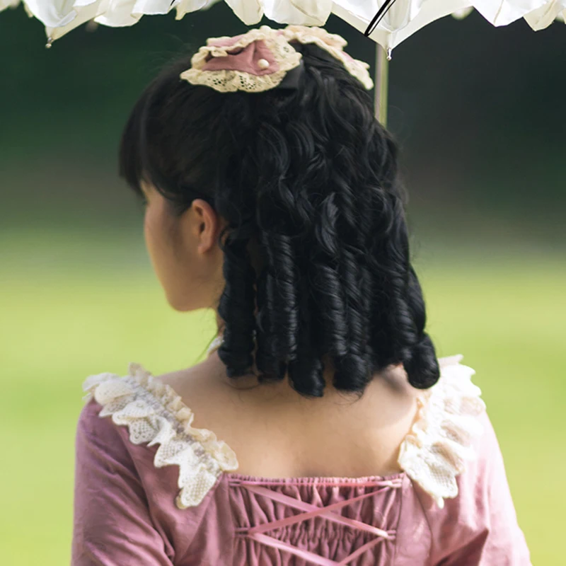 Brown / Black Curly Ponytails Lolita Wig Large Bow 30cm Long Hair Women Harajuku Adult Chic Girls Cosplay Princess Headwear
Brown / Black Curly Ponytails Lolita Wig Large Bow 30cm Long Hair Women Harajuku Adult Chic Girls Cosplay Princess Headwear