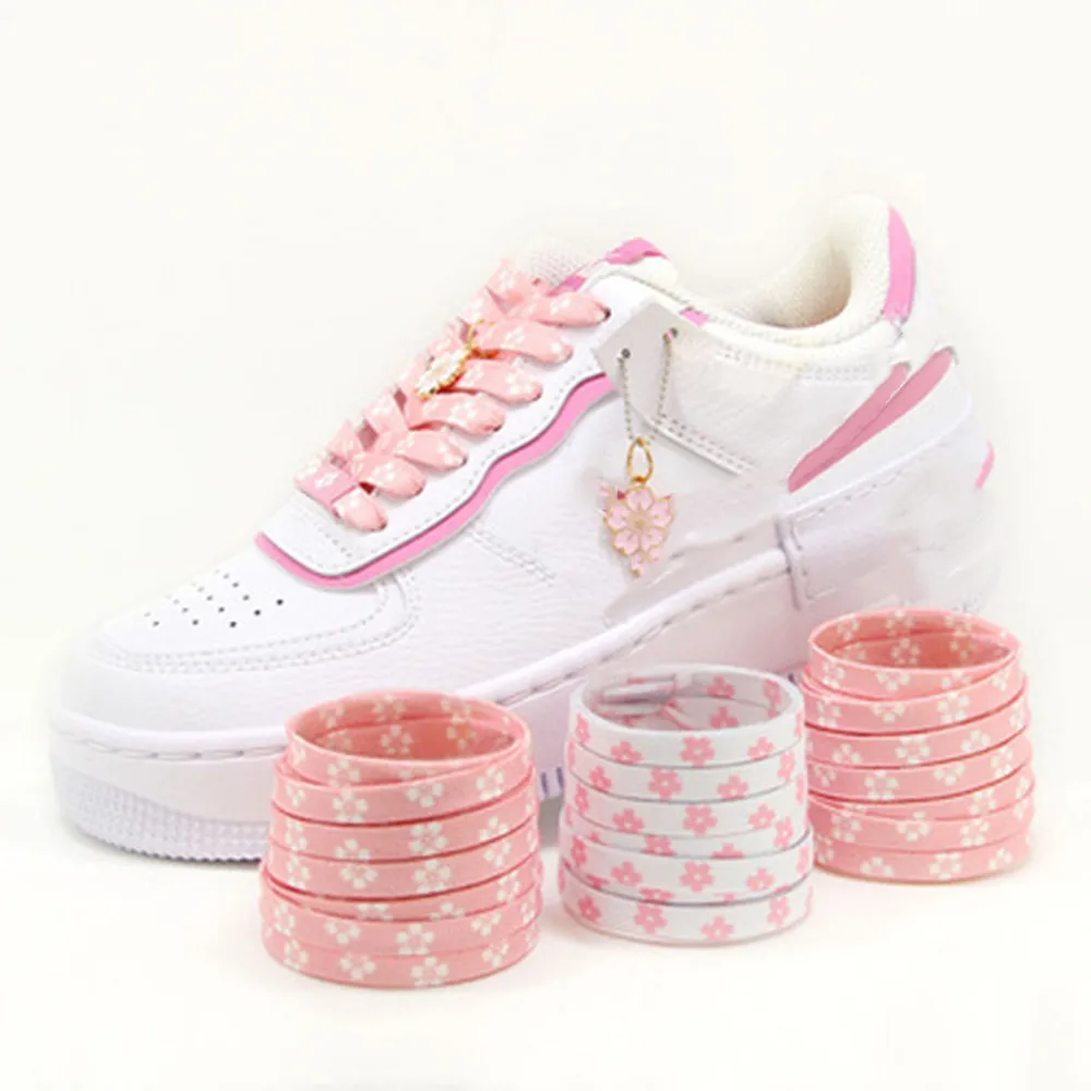 Fashion Shoelaces Classic Cherry Blossom Pink Shoelace Female Flower Lace Decorative Buckle Female Shoelace Hot High Quality
Fashion Shoelaces Classic Cherry Blossom Pink Shoelace Female Flower Lace Decorative Buckle Female Shoelace Hot High Quality