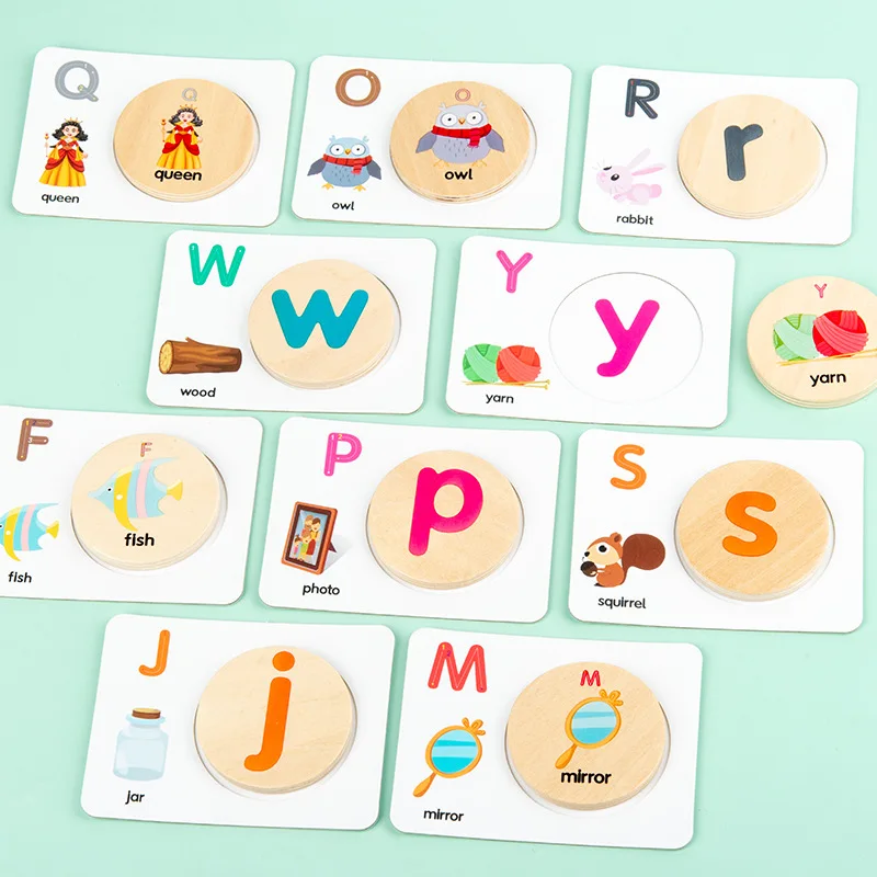 Wooden Letter Matching Cognitive English Card Boys And Girls Enlightenment Building Block Early Education Educational Toys
Wooden Letter Matching Cognitive English Card Boys And Girls Enlightenment Building Block Early Education Educational Toys