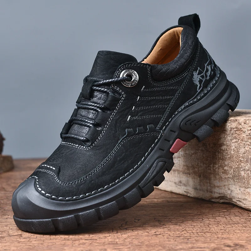 Genuine Leather Men's Shoes High Quality Sewing Soles Oxford Shoes Outdoor Hiking Non-Slip Casual Shoes Retro Men Climbing Shoes
Genuine Leather Men's Shoes High Quality Sewing Soles Oxford Shoes Outdoor Hiking Non-Slip Casual Shoes Retro Men Climbing Shoes