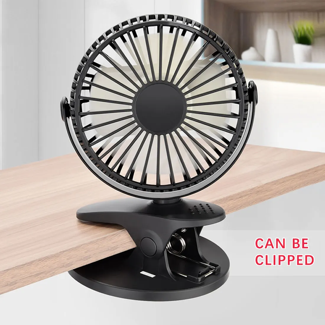USB Rechargeable Clip Desktop/Table Fan Mini Portable Clamp Fan Desk Fan 360 Degree Rotating 3 Speeds Adjustable Clip-on Fan
USB Rechargeable Clip Desktop/Table Fan Mini Portable Clamp Fan Desk Fan 360 Degree Rotating 3 Speeds Adjustable Clip-on Fan