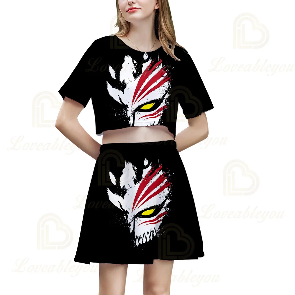 Anime Bleach Printed 3D T-shirt+skirt Women Casual O-Neck Short Sleeve T Shirts Fashion Harajuku Streetwear Hip Hop Tee Tops
Anime Bleach Printed 3D T-shirt+skirt Women Casual O-Neck Short Sleeve T Shirts Fashion Harajuku Streetwear Hip Hop Tee Tops