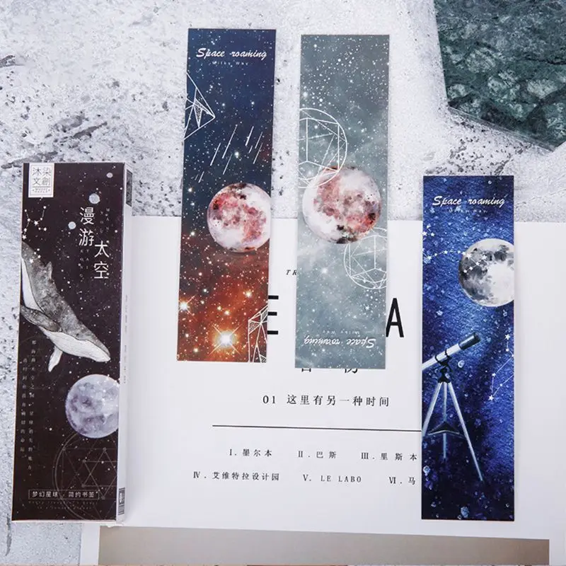 30pcs Planet Bookmarks Paper Page Notes Label Message Card Book Marker School Supplies Stationery
30pcs Planet Bookmarks Paper Page Notes Label Message Card Book Marker School Supplies Stationery
