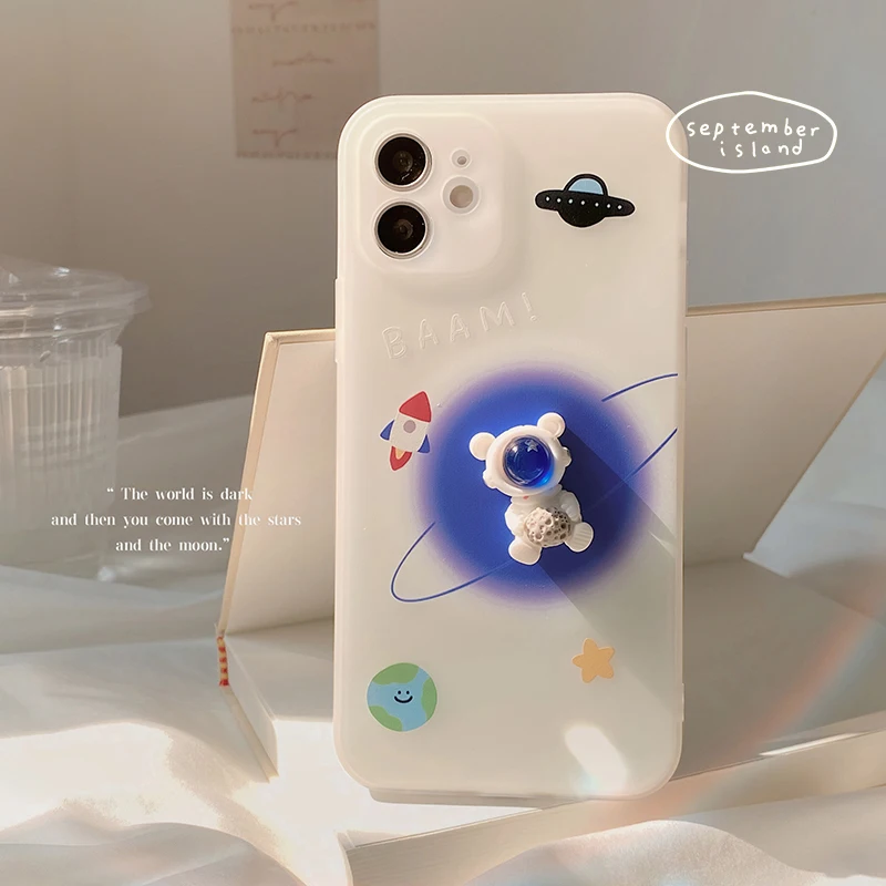 Cute Cartoon Astronaut Planet Star Phone Case For iPhone 13 Pro Max 12 Mini 11 XS XR 7 8 Plus Transparent Soft Shockproof Cover
Cute Cartoon Astronaut Planet Star Phone Case For iPhone 13 Pro Max 12 Mini 11 XS XR 7 8 Plus Transparent Soft Shockproof Cover