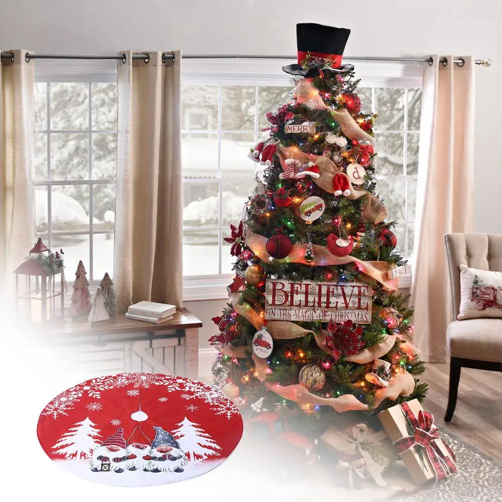 flannel Christmas Tree Skirt faceless Santa print Xmas festival decoration props holiday gift Christmas tree skirt ornament
flannel Christmas Tree Skirt faceless Santa print Xmas festival decoration props holiday gift Christmas tree skirt ornament