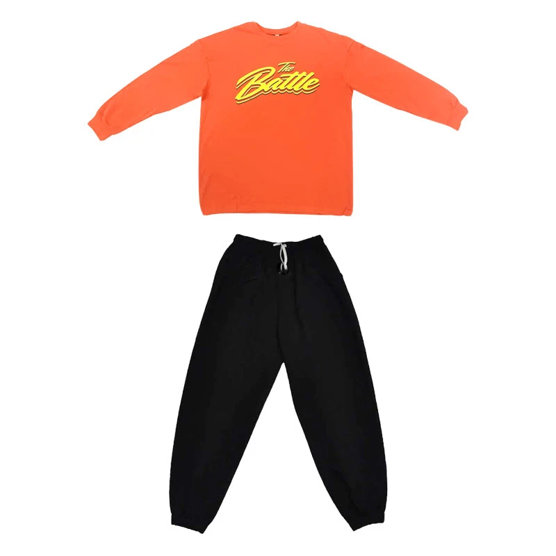 2021 Kid Hip Hop Clothing Orange Sweatshirt Top Crop Casual Pants For Girl Jazz Dance Costume Ballroom Dancing Rave Clothes
2021 Kid Hip Hop Clothing Orange Sweatshirt Top Crop Casual Pants For Girl Jazz Dance Costume Ballroom Dancing Rave Clothes