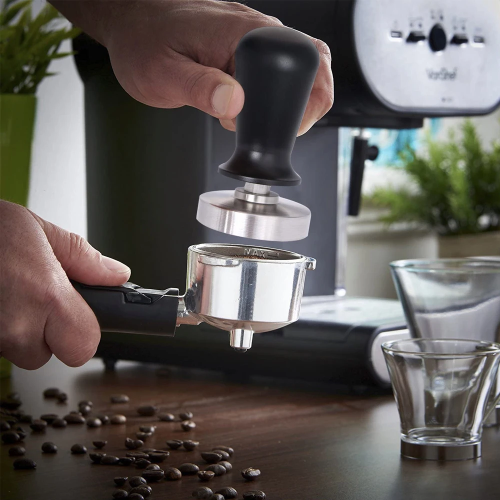 304 Stainless Steel Coffee Tamper Flat Base 51/53/58mm Coffee Press Cafe Tool Barista Espresso Coffee Tamper Accessories Kitchen
304 Stainless Steel Coffee Tamper Flat Base 51/53/58mm Coffee Press Cafe Tool Barista Espresso Coffee Tamper Accessories Kitchen