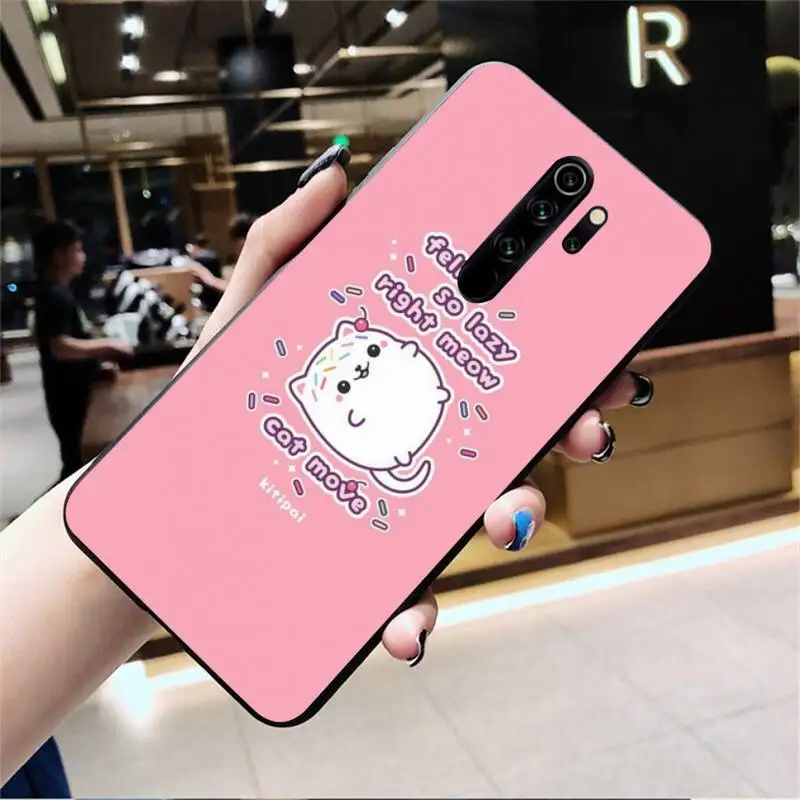 CUTEWANAN милый кот молоко Coque Shell чехол для телефона Redmi Note 8 8A 8T 7 6 6A 5 5A 4 4X 4A Go Pro|Бамперы|