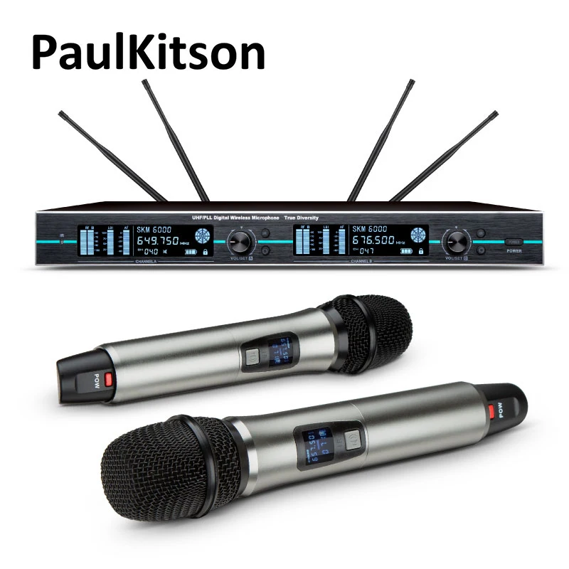 Цифровая беспроводная микрофонная система Paulkitson EU9200, с истинным разнесением, профессиональный микрофон UHF, двухканальный микрофон
Цифровая беспроводная микрофонная система Paulkitson EU9200, с истинным разнесением, профессиональный микрофон UHF, двухканальный микрофон