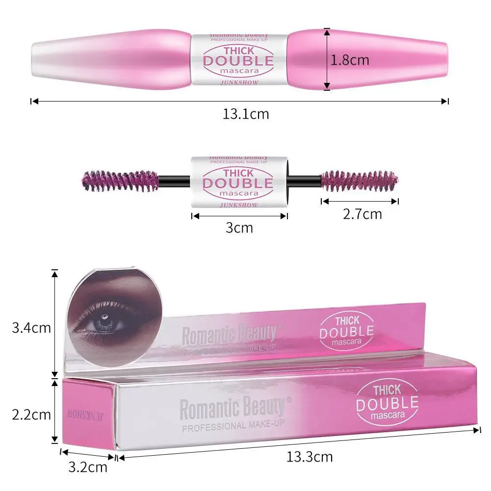 Double-head Color Mascara Waterproof Lengthening Curlig Thick Fast Dry Mascara Women Makeup Natural Eye Makeup
Double-head Color Mascara Waterproof Lengthening Curlig Thick Fast Dry Mascara Women Makeup Natural Eye Makeup