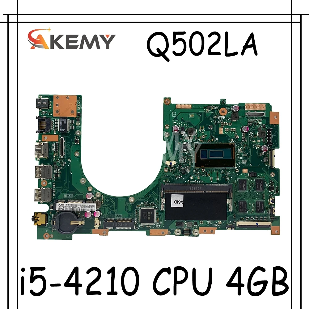 Akemy Q502LA материнская плата для ноутбука i5-4210 процессор 4 Гб ОЗУ для For Asus Q502 Q502L Q502LA тестовая материнская плата Q502LA Материнская плата Тест 100% ОК
Akemy Q502LA материнская плата для ноутбука i5-4210 процессор 4 Гб ОЗУ для For Asus Q502 Q502L Q502LA тестовая материнская плата Q502LA Материнская плата Тест 100% ОК