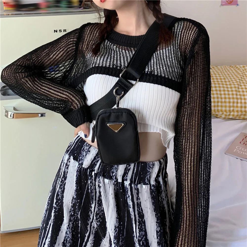 Korean Fashion Top Suit 2021 Summer Casual Loose Hipster Popular Simple Designer Hollow Out Knitting Letter Embroidery
Korean Fashion Top Suit 2021 Summer Casual Loose Hipster Popular Simple Designer Hollow Out Knitting Letter Embroidery