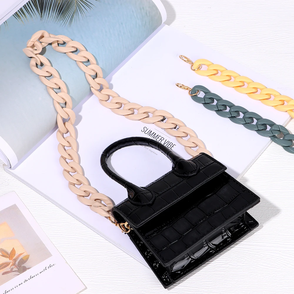 Acrylic Bag Chain Strap Replaceable Detachable Purse Handbag Bag Shining Straps Resin Crossbody DIY Shoulder Bag Accessories
Acrylic Bag Chain Strap Replaceable Detachable Purse Handbag Bag Shining Straps Resin Crossbody DIY Shoulder Bag Accessories