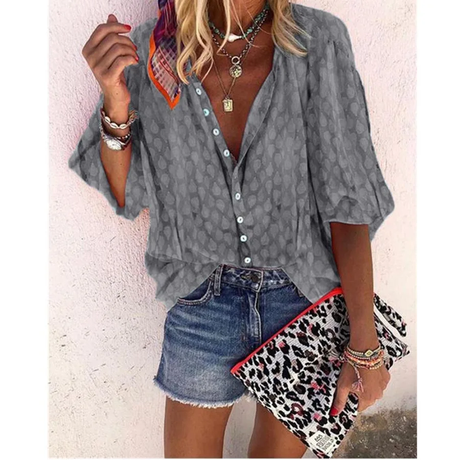 DIOROBBEN Plus Size Womens tops And blouses autumn Long Sleeve V-neck Fashion Streetwear Office ladies sexy women shirts
DIOROBBEN Plus Size Womens tops And blouses autumn Long Sleeve V-neck Fashion Streetwear Office ladies sexy women shirts
