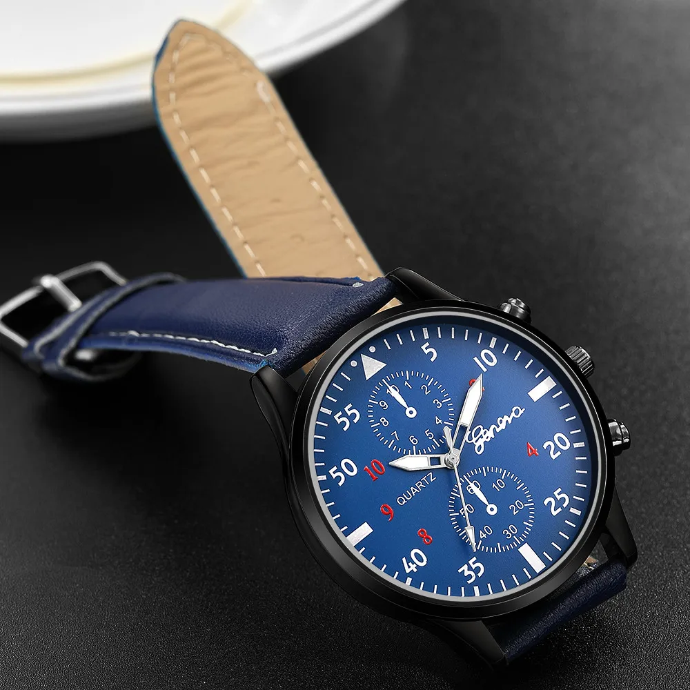 Pop Pop Fashion MenS Leather Military Alloy Analog Quartz Wrist Watch Business Watches Top Luxury Brand Holiday Gift Men Like
Pop Pop Fashion MenS Leather Military Alloy Analog Quartz Wrist Watch Business Watches Top Luxury Brand Holiday Gift Men Like