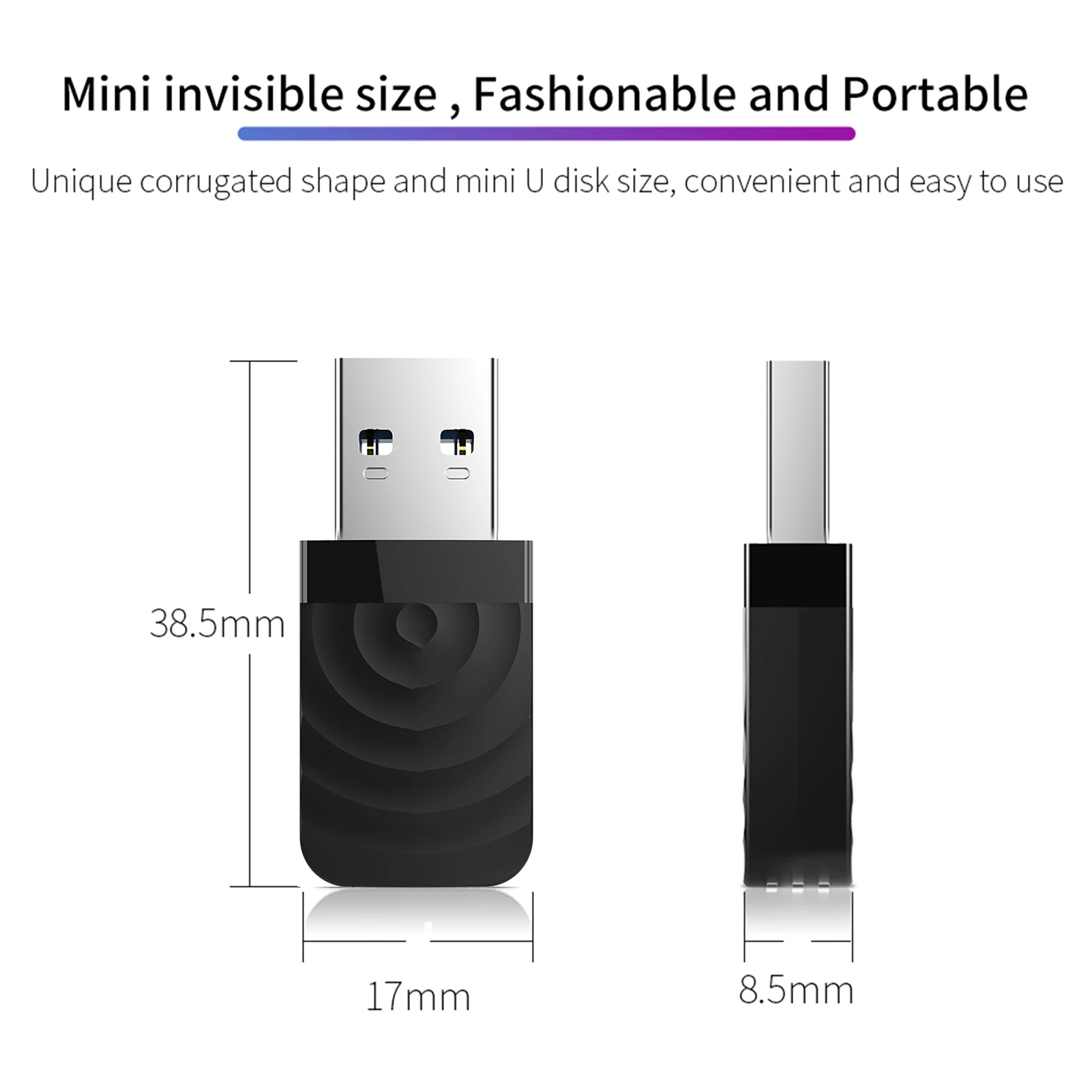 1300Mbps Mini USB Wifi Adapter Dual Band 2.4G/5.8G Wifi Network Card antenna Wireless AC wifi Adapter for Windows 7/8/10 Mac OS
1300Mbps Mini USB Wifi Adapter Dual Band 2.4G/5.8G Wifi Network Card antenna Wireless AC wifi Adapter for Windows 7/8/10 Mac OS