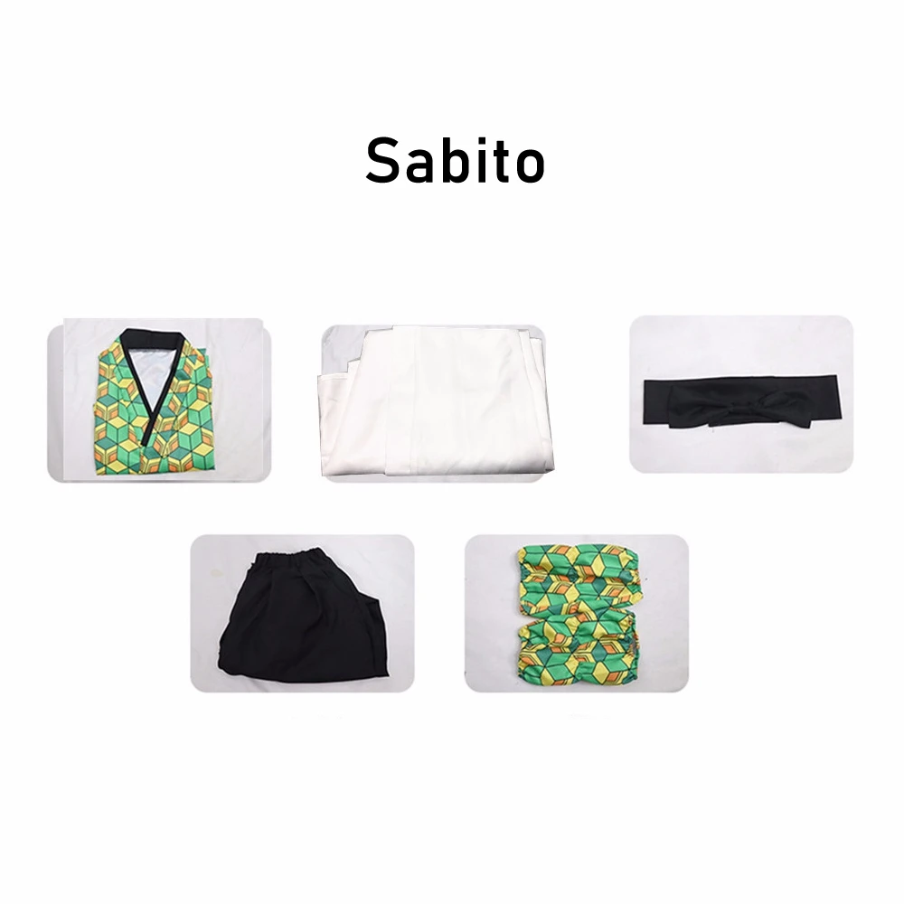 Demon Slayer Kimetsu no Yaiba Sabito Cosplay Costume Full Set Japan Kimono Cloak Uniforms Men Women Halloween Costume Mask Wig
Demon Slayer Kimetsu no Yaiba Sabito Cosplay Costume Full Set Japan Kimono Cloak Uniforms Men Women Halloween Costume Mask Wig