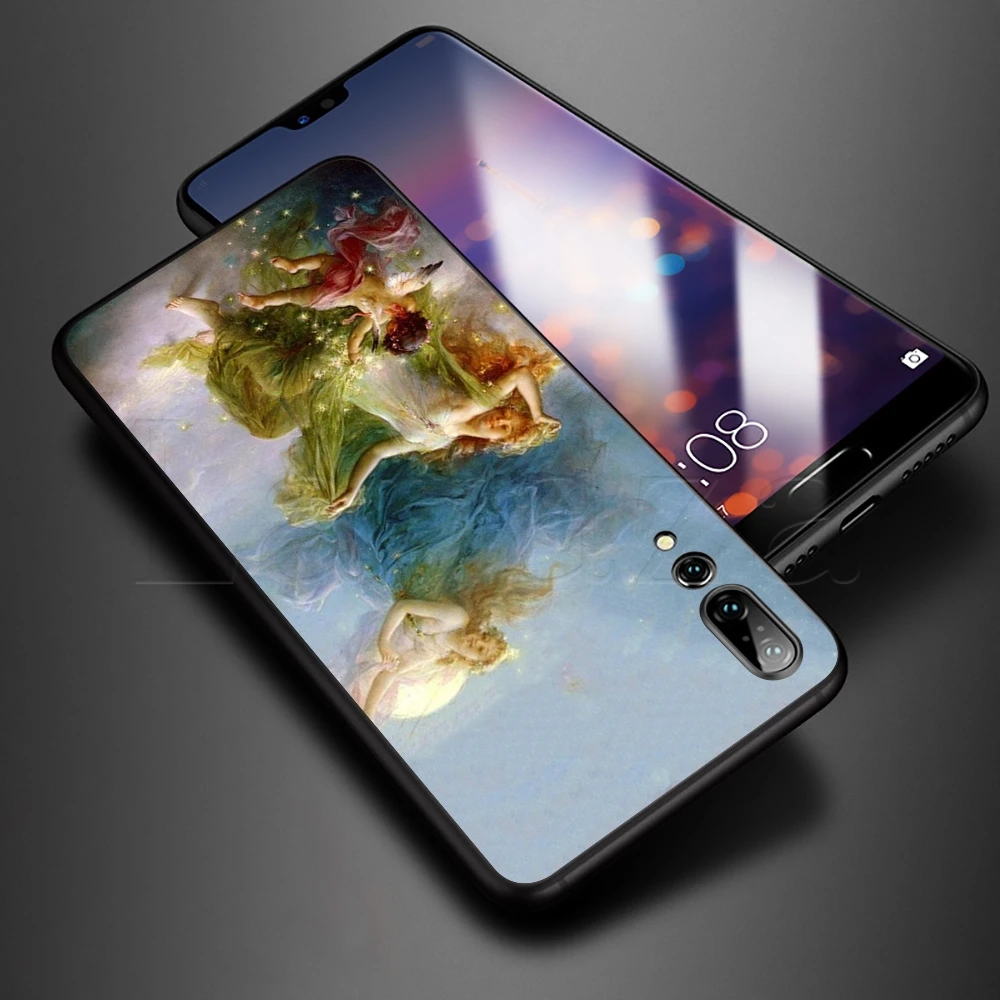 Мягкий силиконовый чехол Lavaza Renaissance angels для Honor Note 6A 7A 7X 8A 8X 8C 9 9X 10 20 20S 9A 10X Y6P Pro Lite |