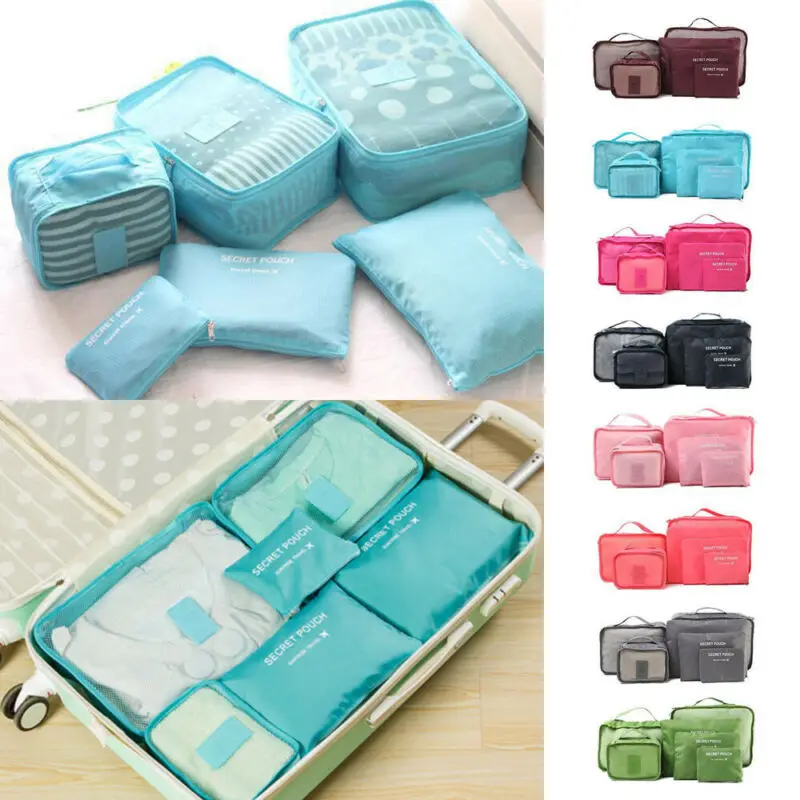 Fashion Style Travel Storage Bag 6Pcs Set Unisex Use Travel Accessories for Clothes Luggage Packing Cube Organizer Suitcase
Fashion Style Travel Storage Bag 6Pcs Set Unisex Use Travel Accessories for Clothes Luggage Packing Cube Organizer Suitcase