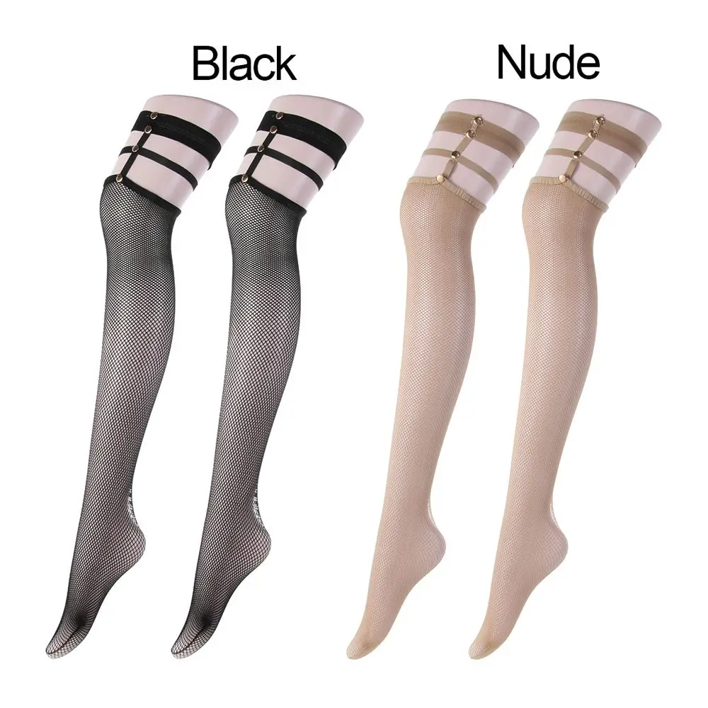 Women Sexy Punk Rivet Fish Net Stockings Hollow Out Top Thigh Hosiery Exotic Costume Babydolls Stocking
Women Sexy Punk Rivet Fish Net Stockings Hollow Out Top Thigh Hosiery Exotic Costume Babydolls Stocking