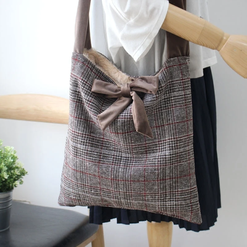 2019 Shoulder Crossbody Bags For Women Wool Luxury Handbags Women Bags Designer Brands Plaid Ladies Messenger Bags Sac A Main
2019 Shoulder Crossbody Bags For Women Wool Luxury Handbags Women Bags Designer Brands Plaid Ladies Messenger Bags Sac A Main