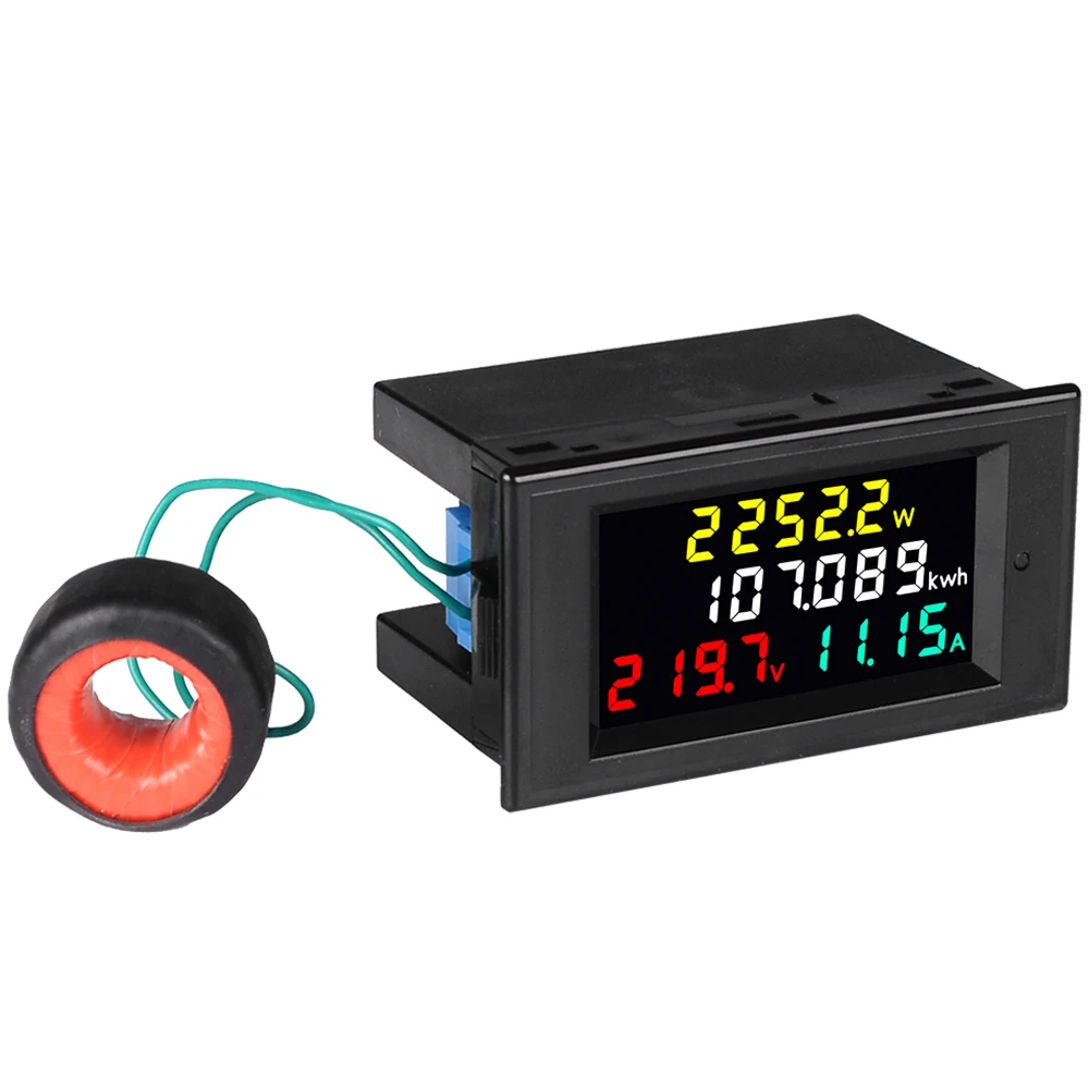 D69-2049 Multifunction Digital Meter Voltage electric Power Energy DROK AC 80-300V 100A Voltage Current Voltmeter Multimeter
D69-2049 Multifunction Digital Meter Voltage electric Power Energy DROK AC 80-300V 100A Voltage Current Voltmeter Multimeter
