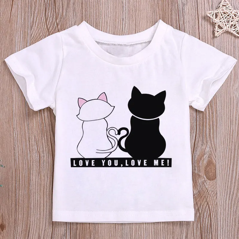 Summer Clothes 2021 Love You Cat Printed T-Shirt Baby Things For Girls Clothes For Boys T Shirt Kids Boy White Short Sleeve Tops
Summer Clothes 2021 Love You Cat Printed T-Shirt Baby Things For Girls Clothes For Boys T Shirt Kids Boy White Short Sleeve Tops