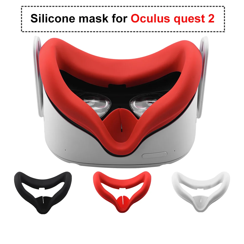 Silicone Mask for Oculus quest 2 Glasses Silicone Anti-sweat Anti-leakage Light Blocking Eye Cover Pad Accessories
Silicone Mask for Oculus quest 2 Glasses Silicone Anti-sweat Anti-leakage Light Blocking Eye Cover Pad Accessories