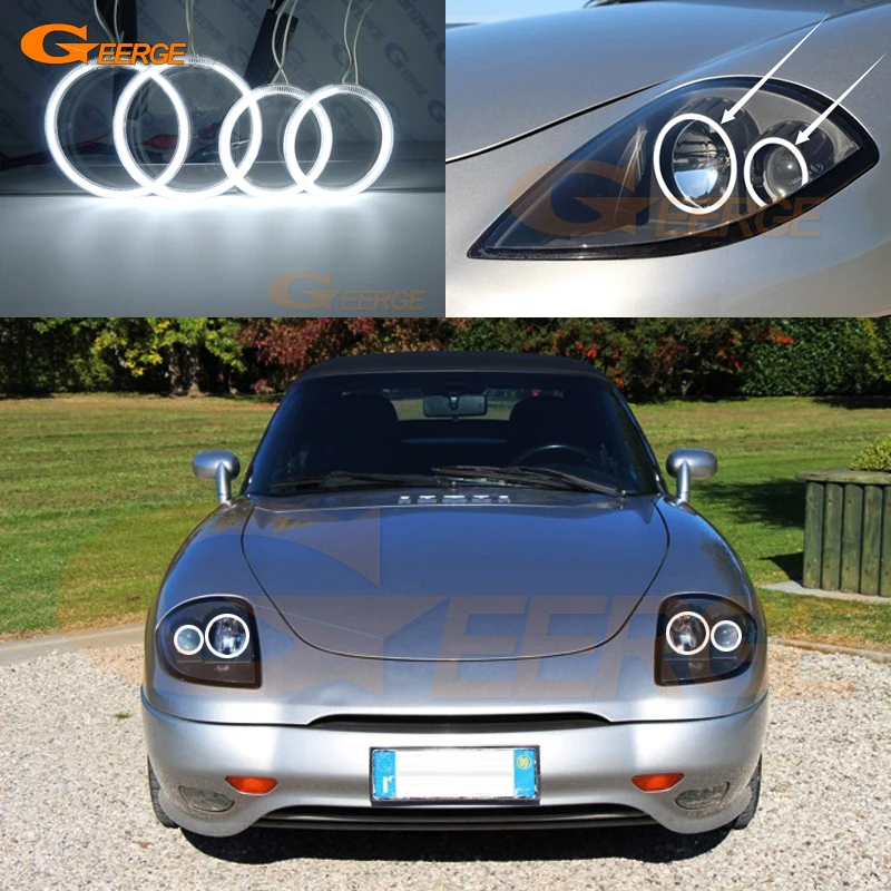 Для Fiat Barchetta 1995 2005 отличные ультра яркие CCFL ангельские глазки Halo кольца комплект