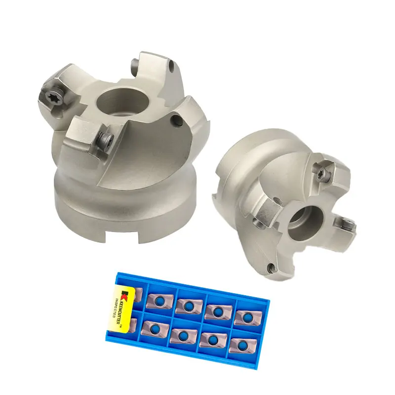 KM12 45degree Cutting Adapter 50/63/80/100mm Indexable Solid Carbide Insert SEKT1204 CNC Lathe Machine Face Milling Cutter head
KM12 45degree Cutting Adapter 50/63/80/100mm Indexable Solid Carbide Insert SEKT1204 CNC Lathe Machine Face Milling Cutter head