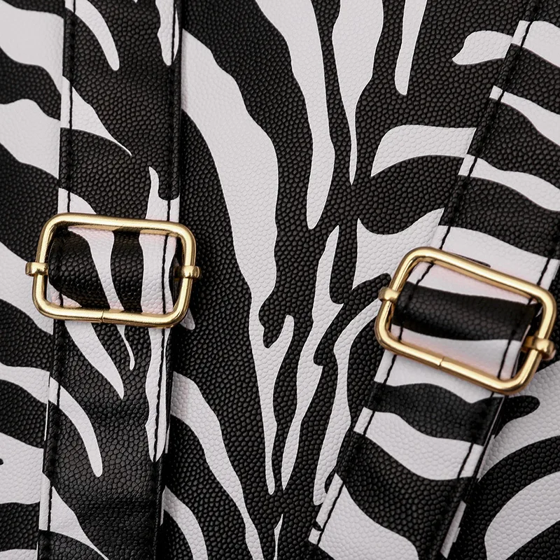 2021 Women PU Leather Backpacks Female Zebra Printing High-capacity Fashion Backpack For Girls School Bag Back Pack
2021 Women PU Leather Backpacks Female Zebra Printing High-capacity Fashion Backpack For Girls School Bag Back Pack