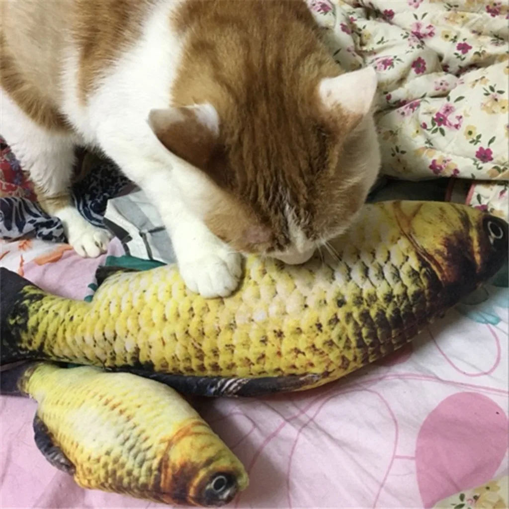 Realistic Cat Toy Fish Catnip Mint Stuffed Pet Interactive Chewing Play Toy Cat Toy Cat Accessories 20cm 2021 New Hot Sale#13
Realistic Cat Toy Fish Catnip Mint Stuffed Pet Interactive Chewing Play Toy Cat Toy Cat Accessories 20cm 2021 New Hot Sale#13