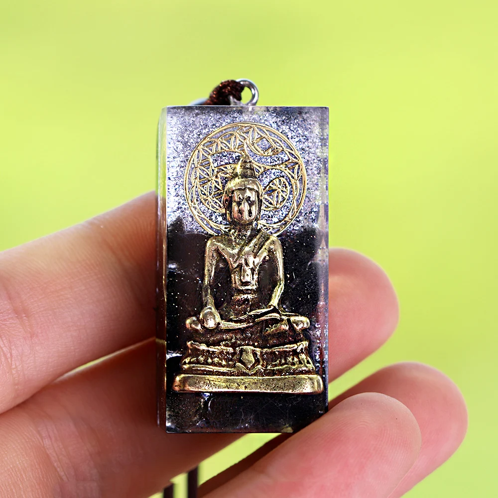 Handmade Obsidian Orgone Necklace Buddha Orgonite Pendant Energy Chakra Jewelry Emf Protection Orgone
Handmade Obsidian Orgone Necklace Buddha Orgonite Pendant Energy Chakra Jewelry Emf Protection Orgone