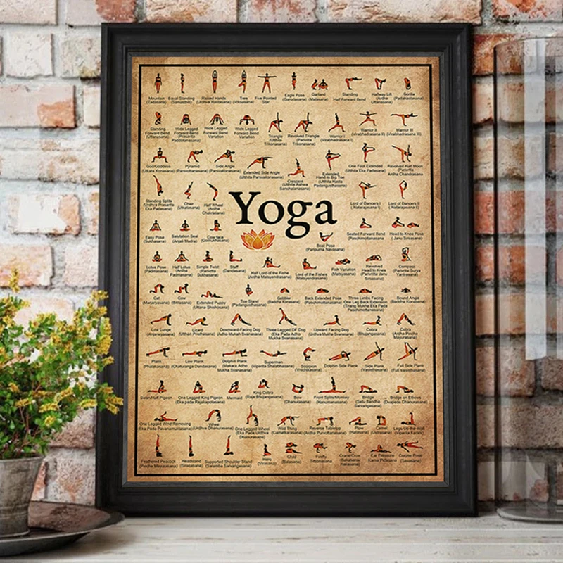 Yoga Ashtanga Chart Pose Health Vintage Posters Prints Exercise Gym Yoga Wall Art Canvas Painting Picture Living Room Home Decor
Yoga Ashtanga Chart Pose Health Vintage Posters Prints Exercise Gym Yoga Wall Art Canvas Painting Picture Living Room Home Decor