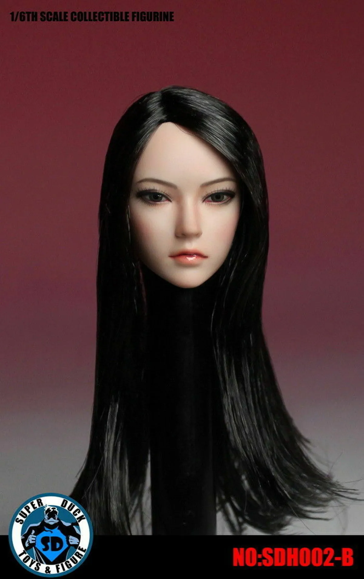 SUPER DUCK 1/6 SDH002B Asian Girl Black Long Hair Head Sculpt Fit 12" TBLeague Phicen Body Sexy Soldier Toudiao Model Star Woman
SUPER DUCK 1/6 SDH002B Asian Girl Black Long Hair Head Sculpt Fit 12" TBLeague Phicen Body Sexy Soldier Toudiao Model Star Woman