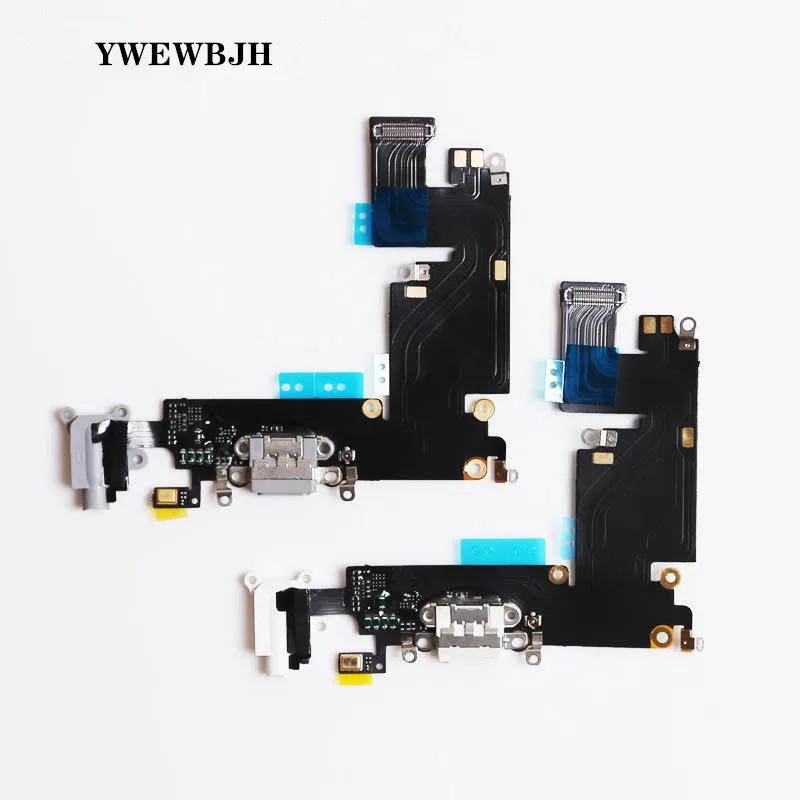 YWEWBJH 10 шт. зарядный порт гибкий кабель для iPhone 6 6S 7 8 Plus XR XS USB док разъем Зарядные