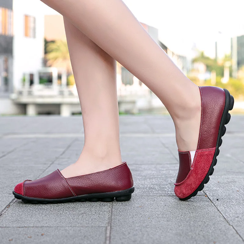 Split Leather Women Loafers Shoes Wild Soft Bottom Women's Flat Shoes Casual Zapatillas Femme zapatillas mujer
Split Leather Women Loafers Shoes Wild Soft Bottom Women's Flat Shoes Casual Zapatillas Femme zapatillas mujer